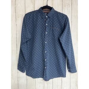 Craft Flow Big Boy Shirt Size 14-L Blue Long Sleeves
